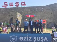 “Əziz Şuşa” beynəlxalq velosiped yarışının ikinci mərhələsinin qalib və mükafatçıları təltif ediliblər (FOTO)