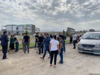 Ağalı kəndinin sakinləri öz yurdlarında (FOTO)