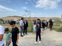 Ağalı kəndinin sakinləri öz yurdlarında (FOTO)