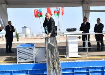 Prezident İlham Əliyev Sumqayıt Kimya Sənaye Parkında yeni müəssisələrin açılış və təməlqoyma mərasimlərində iştirak edib (FOTO/VİDEO) (YENİLƏNİB)