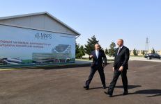 Prezident İlham Əliyev Sumqayıt Kimya Sənaye Parkında yeni müəssisələrin açılış və təməlqoyma mərasimlərində iştirak edib (FOTO/VİDEO) (YENİLƏNİB)