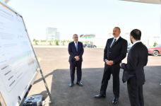 Prezident İlham Əliyev Sumqayıt Kimya Sənaye Parkında yeni müəssisələrin açılış və təməlqoyma mərasimlərində iştirak edib (FOTO/VİDEO) (YENİLƏNİB)