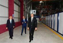 Prezident İlham Əliyev Sumqayıt Kimya Sənaye Parkında yeni müəssisələrin açılış və təməlqoyma mərasimlərində iştirak edib (FOTO/VİDEO) (YENİLƏNİB)