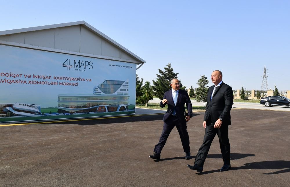 Prezident İlham Əliyev Sumqayıt Kimya Sənaye Parkında yeni müəssisələrin açılış və təməlqoyma mərasimlərində iştirak edib (FOTO/VİDEO) (YENİLƏNİB)