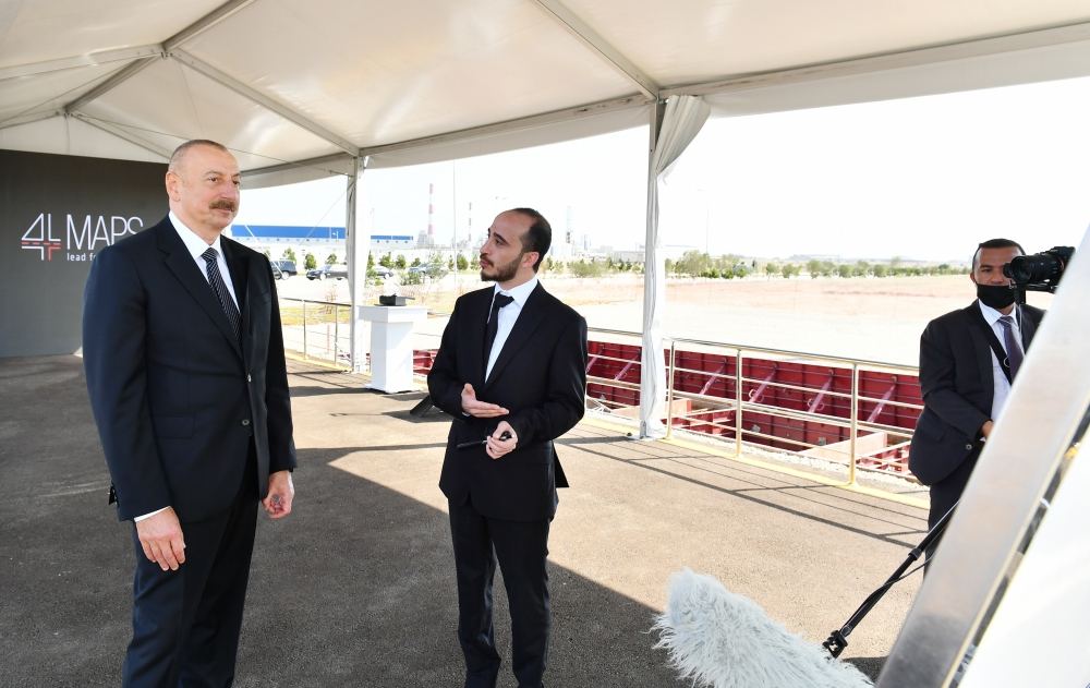 Prezident İlham Əliyev Sumqayıt Kimya Sənaye Parkında yeni müəssisələrin açılış və təməlqoyma mərasimlərində iştirak edib (FOTO/VİDEO) (YENİLƏNİB)