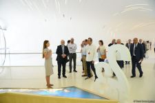 Beynəlxalq Media Forumunun iştirakçıları Heydər Əliyev Mərkəzində olublar (FOTO)