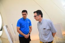 Beynəlxalq Media Forumunun iştirakçıları Heydər Əliyev Mərkəzində olublar (FOTO)