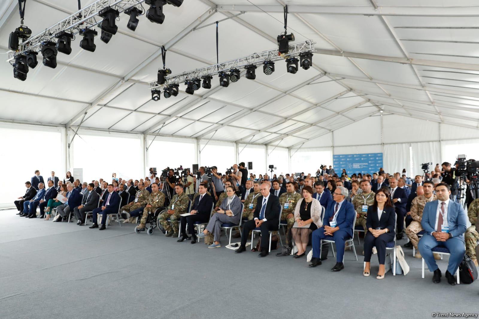 Şuşada Beynəlxalq Media Forumu keçirilib (FOTO)
