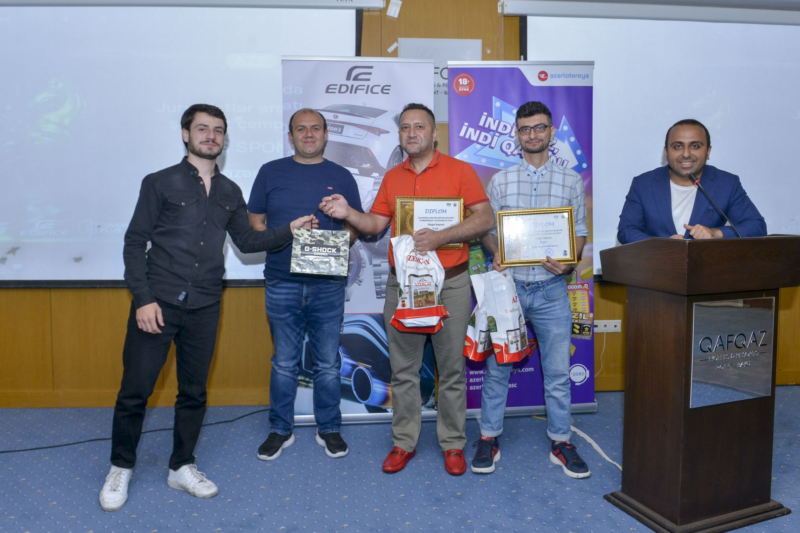 Jurnalistlər arasında keçirilən şahmat turnirinin bağlanış mərasimi keçirilib (FOTO)