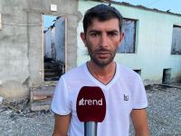 Ağcabədidə ev yanaraq külə dönüb (FOTO)