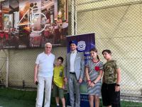 İsrail səfiri "Makkabi Bakı" uşaq futbol klubuna baş çəkib (FOTO)