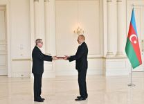 Prezident İlham Əliyev Avstriyanın Azərbaycanda yeni təyin olunmuş səfirinin etimadnaməsini qəbul edib (FOTO/VİDEO) (YENİLƏNİB)