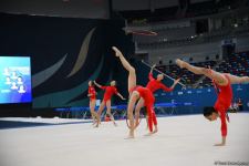 İslam Həmrəyliyi Oyunlarında iştirak edəcək azərbaycanlı gimnastların yoxlama məşqi keçirilib (FOTO)