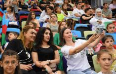 İslam Həmrəyliyi Oyunlarında iştirak edəcək azərbaycanlı gimnastların yoxlama məşqi keçirilib (FOTO)