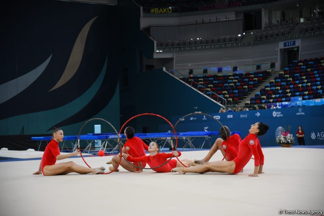 İslam Həmrəyliyi Oyunlarında iştirak edəcək azərbaycanlı gimnastların yoxlama məşqi keçirilib (FOTO)