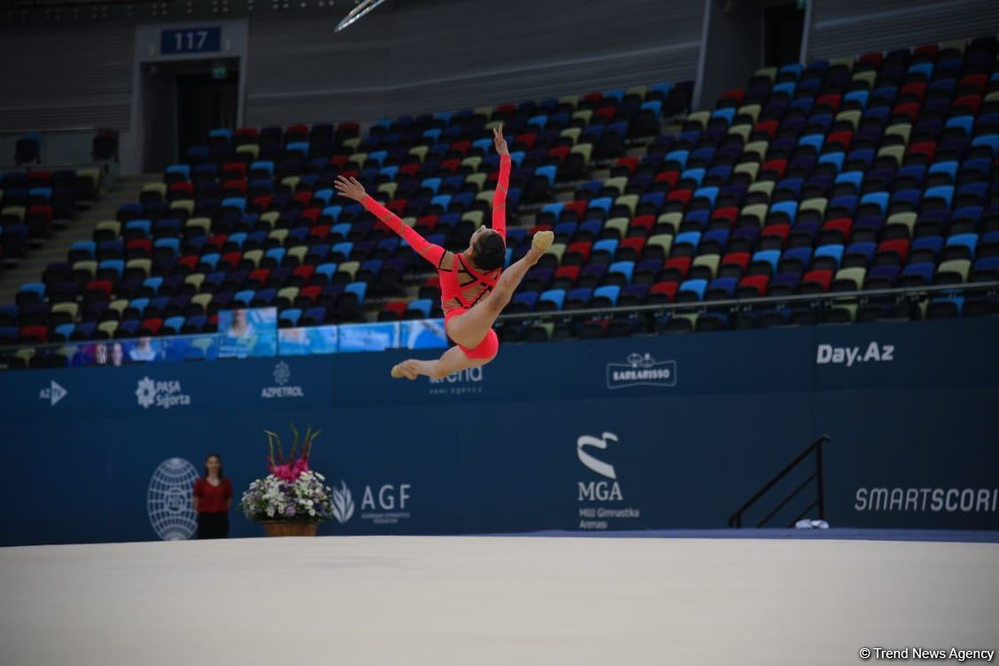 İslam Həmrəyliyi Oyunlarında iştirak edəcək azərbaycanlı gimnastların yoxlama məşqi keçirilib (FOTO)
