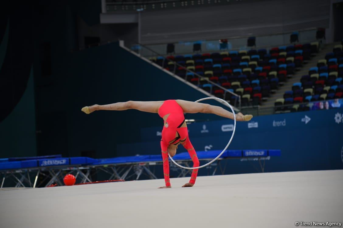 İslam Həmrəyliyi Oyunlarında iştirak edəcək azərbaycanlı gimnastların yoxlama məşqi keçirilib (FOTO)