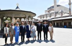 Birinci vitse-prezident Mehriban Əliyeva və Heydər Əliyev Fondunun vitse-prezidenti Leyla Əliyeva Konyada Mövlanə muzeyini ziyarət ediblər (FOTO/VİDEO)