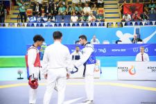 İslam Həmrəyliyi Oyunlarında daha bir azərbaycanlı taekvondoçu ilk qələbəsini qazanıb (FOTO/VİDEO)