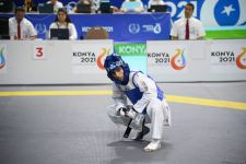 İslam Həmrəyliyi Oyunlarında daha bir azərbaycanlı taekvondoçu ilk qələbəsini qazanıb (FOTO/VİDEO)