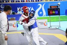 İslam Həmrəyliyi Oyunlarında daha bir azərbaycanlı taekvondoçu ilk qələbəsini qazanıb (FOTO/VİDEO)