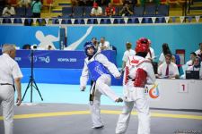 İslam Həmrəyliyi Oyunlarında daha bir azərbaycanlı taekvondoçu ilk qələbəsini qazanıb (FOTO/VİDEO)