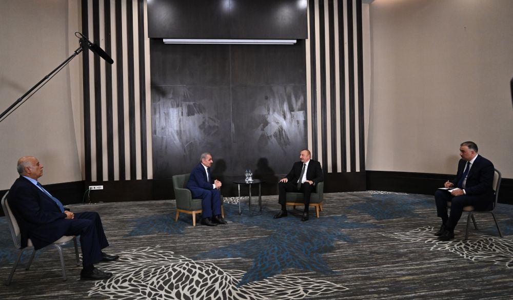 Prezident İlham Əliyev Konyada Fələstinin Baş naziri ilə görüşüb (FOTO/VİDEO) (YENİLƏNİB)