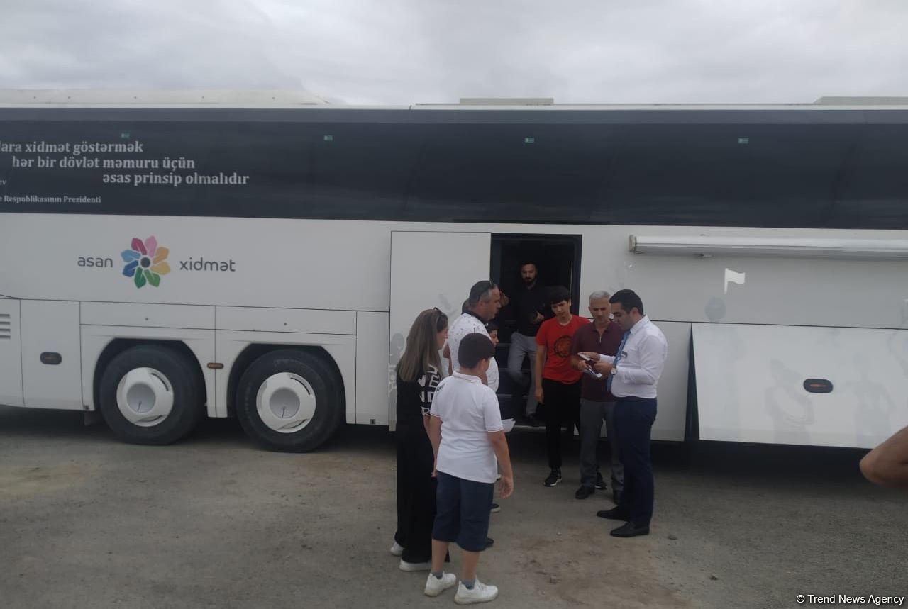 Səyyar ASAN xidmət Zəngilanda vətəndaşlara xidmət göstərir (FOTO)