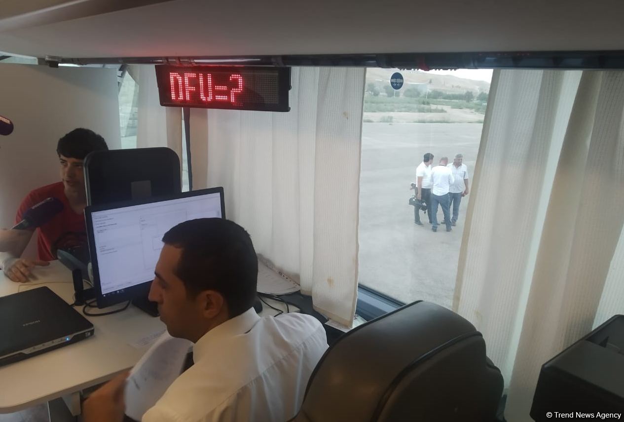 Səyyar ASAN xidmət Zəngilanda vətəndaşlara xidmət göstərir (FOTO)