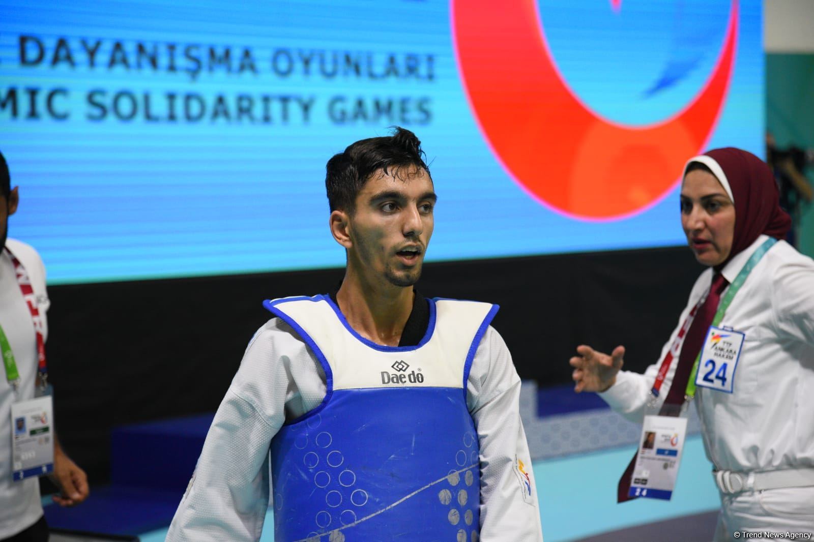 İslam Həmrəyliyi Oyunlarında daha bir azərbaycanlı taekvondoçu ilk qələbəsini qazanıb (FOTO/VİDEO)