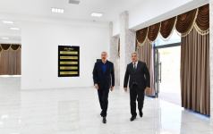 Prezident İlham Əliyev Ağsuda Gənc Sənətkarlar Mərkəzinin və Dövlət Rəmzləri Muzeyinin açılışında iştirak edib (FOTO/VİDEO) (YENİLƏNİB)