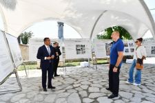 Prezident İlham Əliyev və Birinci xanım Mehriban Əliyeva “Basqal” Dövlət Tarix-Memarlıq Qoruğu ərazisində tikinti-bərpa işləri ilə tanış olublar (YENİLƏNİB-2) (FOTO/VİDEO)
