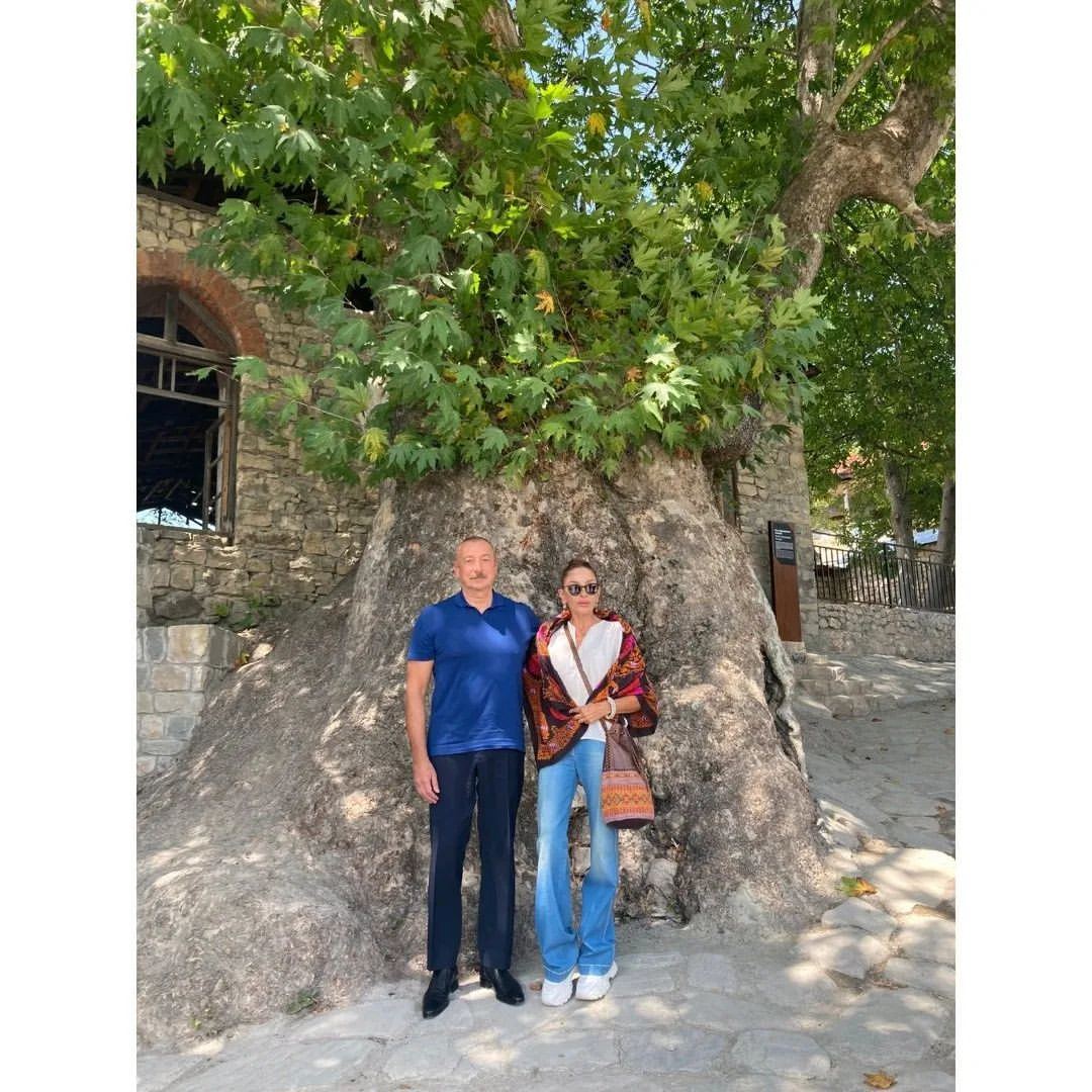 Birinci vitse-prezident Mehriban Əliyeva Prezident İlham Əliyevlə Basqal qəsəbəsinə səfərdən görüntülər paylaşıb (FOTO)