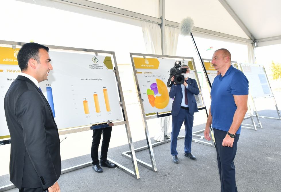 Prezident İlham Əliyev “Ağsu Aqropark”ın fəaliyyəti ilə tanış olub (FOTO/VİDEO) (YENİLƏNİB)