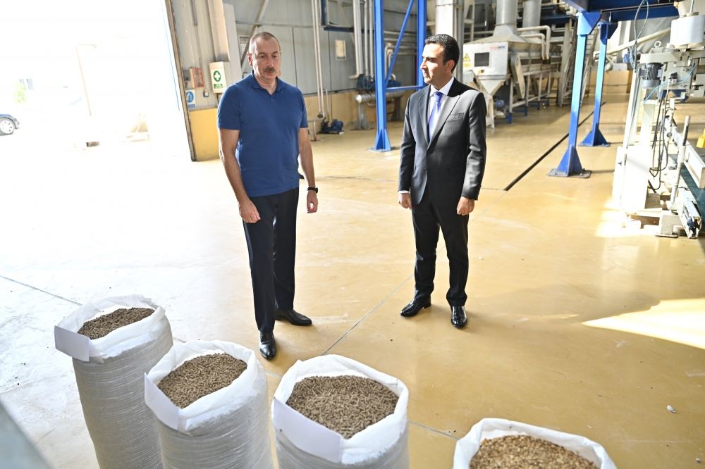 Prezident İlham Əliyev “Ağsu Aqropark”ın fəaliyyəti ilə tanış olub (FOTO/VİDEO) (YENİLƏNİB)