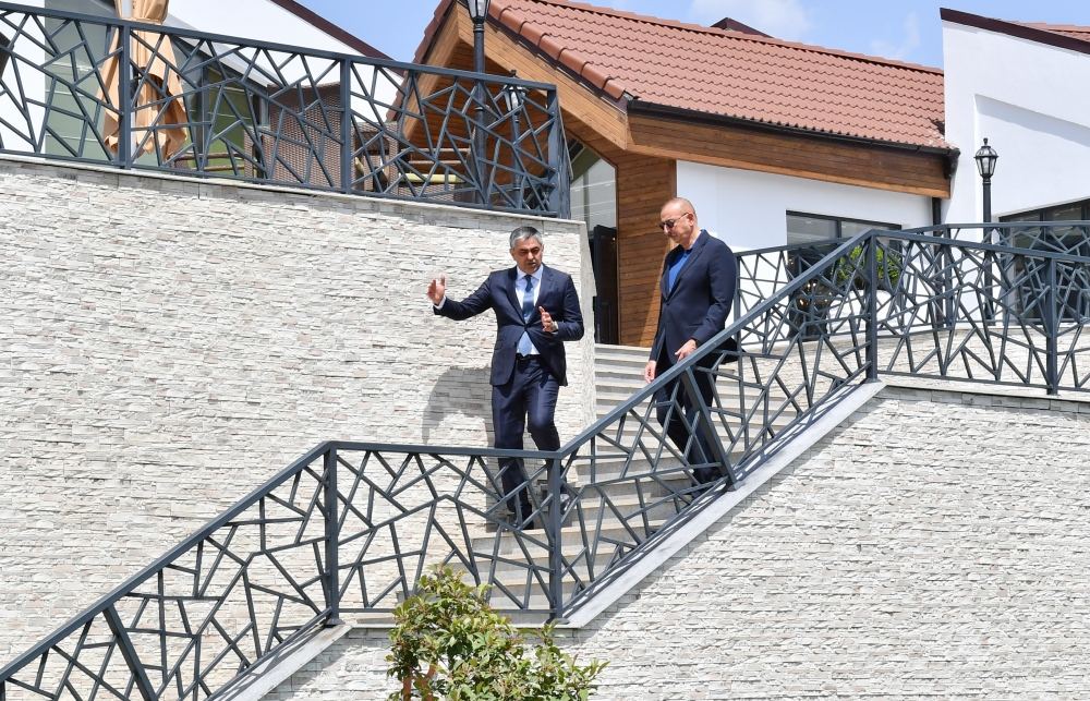 Prezident İlham Əliyev və Birinci xanım Mehriban Əliyeva İsmayıllıda “Basqal Resort & Spa” otelinin açılışında iştirak ediblər (YENİLƏNİB) (FOTO/VİDEO)
