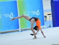 Zöhrə Ağamirova gürzlərlə hərəkətlərdə qızıl medal qazanıb (FOTO)