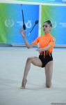 Zöhrə Ağamirova gürzlərlə hərəkətlərdə qızıl medal qazanıb (FOTO)
