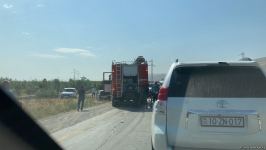 Bakı-Quba yolunda ağır yol qəzası baş verib (FOTO)