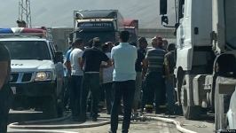 Bakı-Quba yolunda ağır yol qəzası baş verib (FOTO)