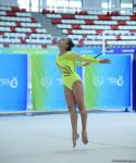 Zöhrə Ağamirova gürzlərlə hərəkətlərdə qızıl medal qazanıb (FOTO)