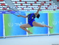 Azərbaycan gimnastı Zöhrə Ağamirova halqa ilə hərəkətlərdə gümüş medal qazanıb (FOTO)