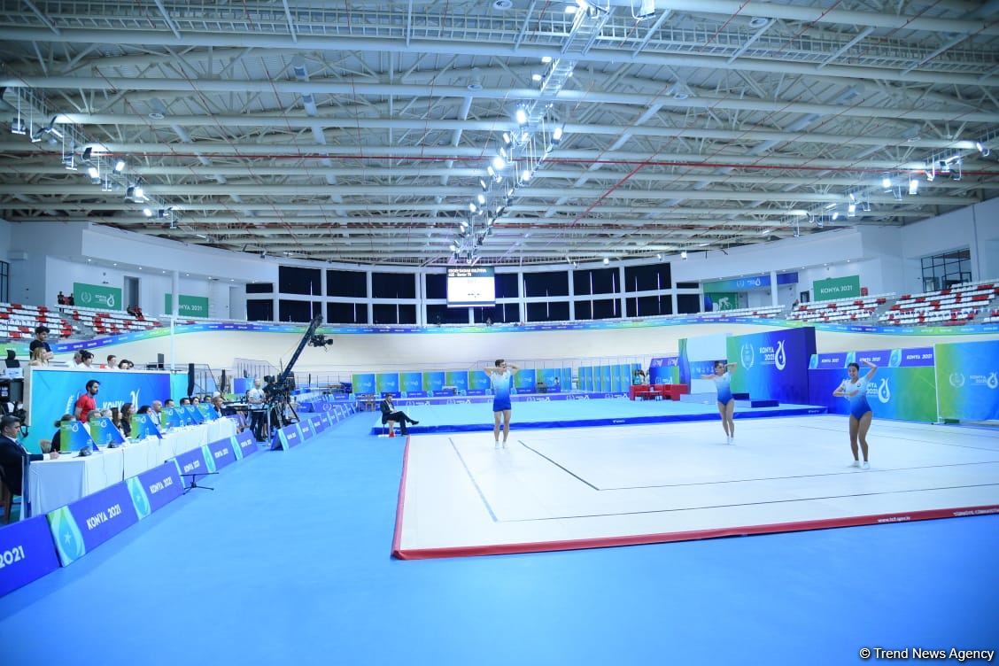 Azərbaycan gimnastlarından ibarət üçlük İslamiadanın gümüş müdalını qazanıb (FOTO)