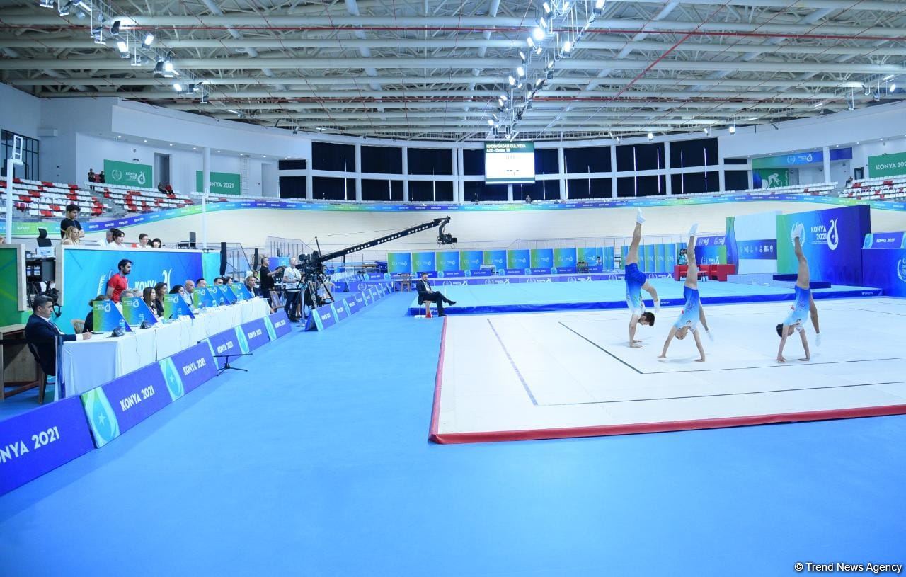 Azərbaycan gimnastlarından ibarət üçlük İslamiadanın gümüş müdalını qazanıb (FOTO)