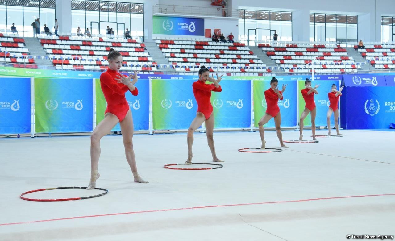 İslamiada: Azərbaycanın bədii gimnastika üzrə qrup komandası beş halqa proqramında gümüş medal qazanıb (FOTO)