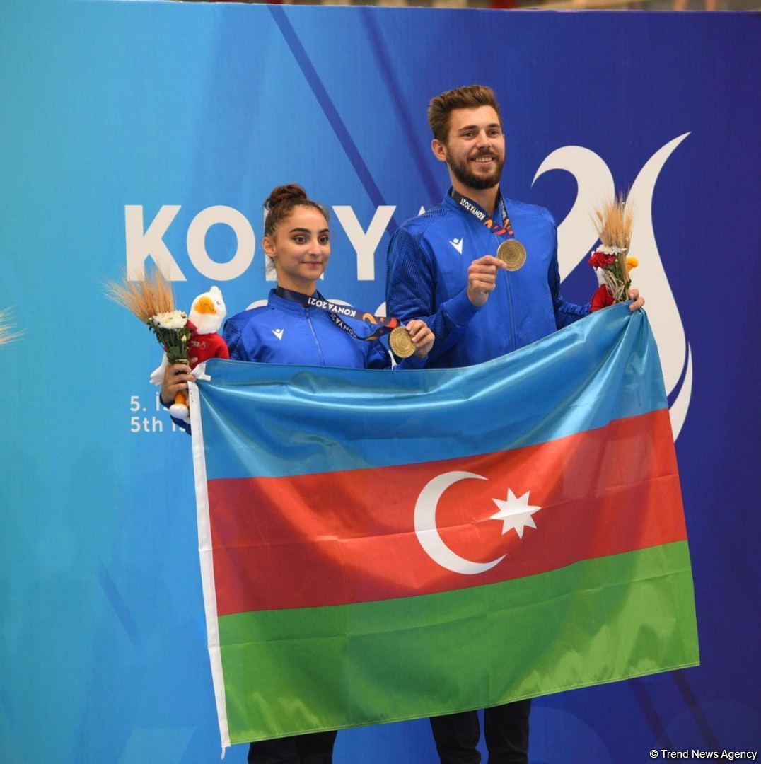 İslamiadada aerobika gimnastikası: Azərbaycan idmançılarından beş medal (FOTO)