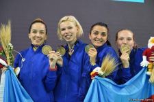 Sablya üzrə qadınlardan ibarət Azərbaycan millisi İslamiadanın qalibi olub (FOTO)