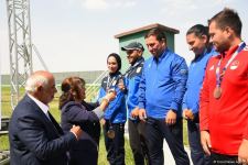Azərbaycan idmançıları İslamiadada stend atıcılığı yarışlarında qızıl medal qazanıblar (FOTO)