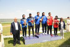 Azərbaycan idmançıları İslamiadada stend atıcılığı yarışlarında qızıl medal qazanıblar (FOTO)