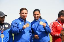 Azərbaycan idmançıları İslamiadada stend atıcılığı yarışlarında qızıl medal qazanıblar (FOTO)